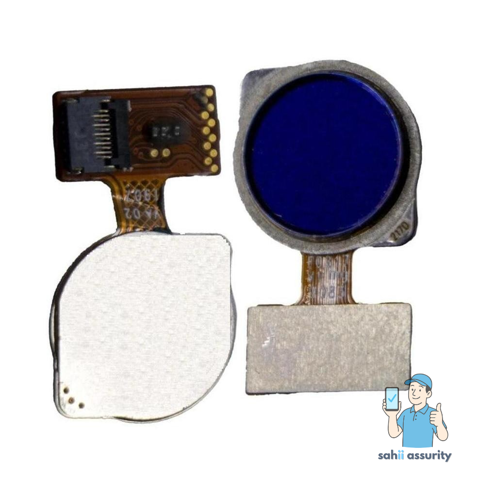 Fingerprint Sensor with Flex Cable for Xiaomi Redmi Note 7 Pro Blue